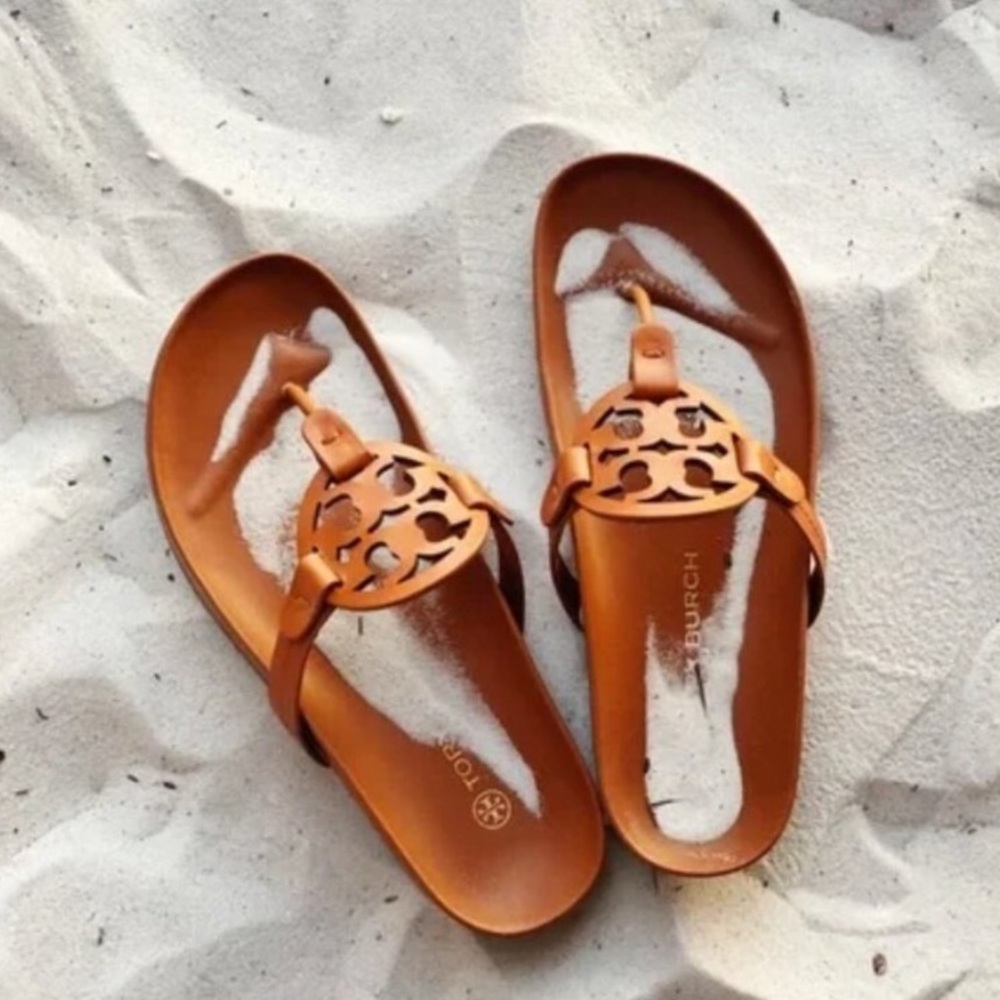 Tory Burch Miller Cloud Leather Thong Sandals Size EU 40 - Picture 12 of 12